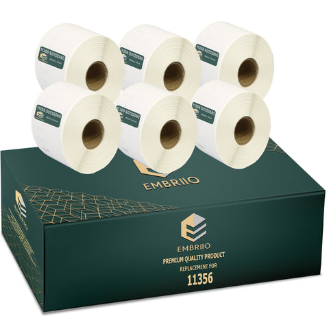 Compatible Dymo 11356 labels - Name Badge Label Rolls - 89mm x 41mm