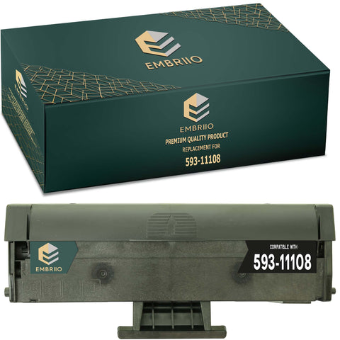 Compatible Dell 593-11108 HF44N Toner Cartridge by EMBRIIO