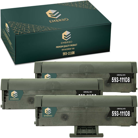 Compatible Dell 593-11108 HF44N Toner Cartridge by EMBRIIO