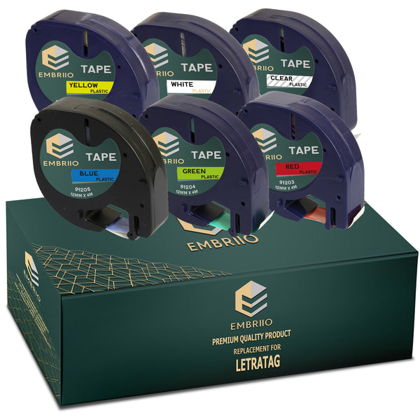 Compatible Dymo 12267 91201 91202 Label Tapes