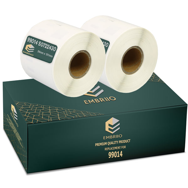 Compatible Dymo 99014 labels - Shipping Name Badge Label Rolls - 54mm x 101mm