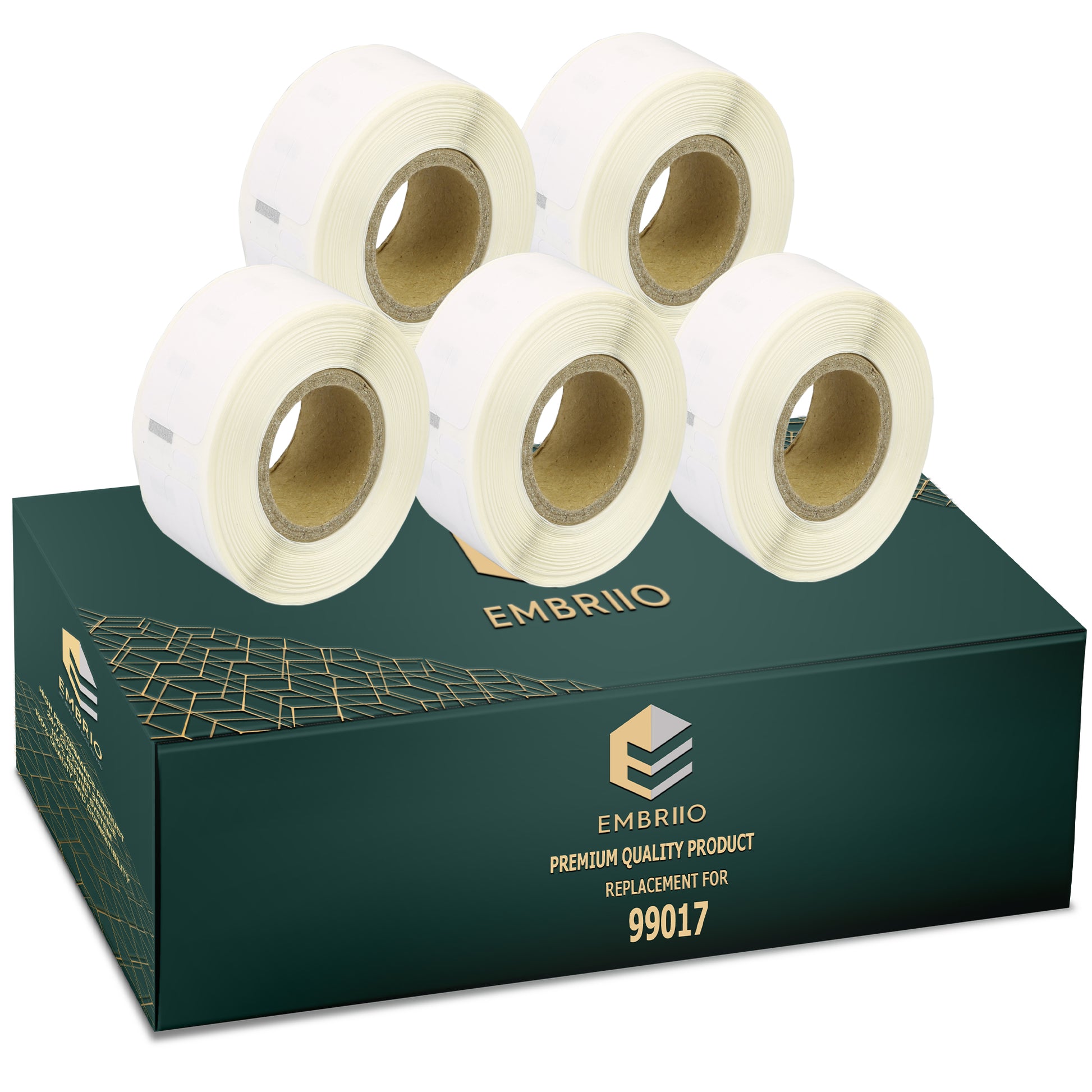 Compatible Dymo 99017 labels - Suspension File Label Rolls - 50mm x 12mm