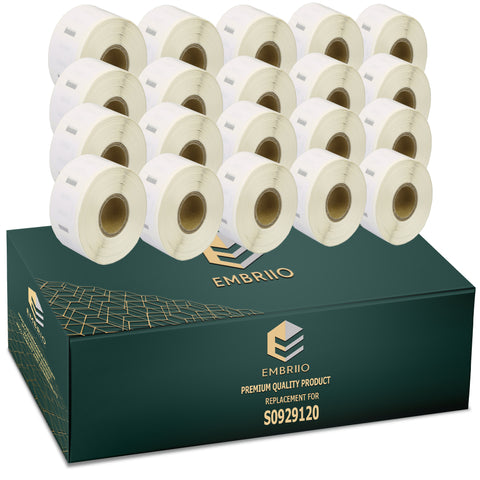 Compatible Dymo S0929120 labels - Removable Label Rolls - 25mm x 25mm