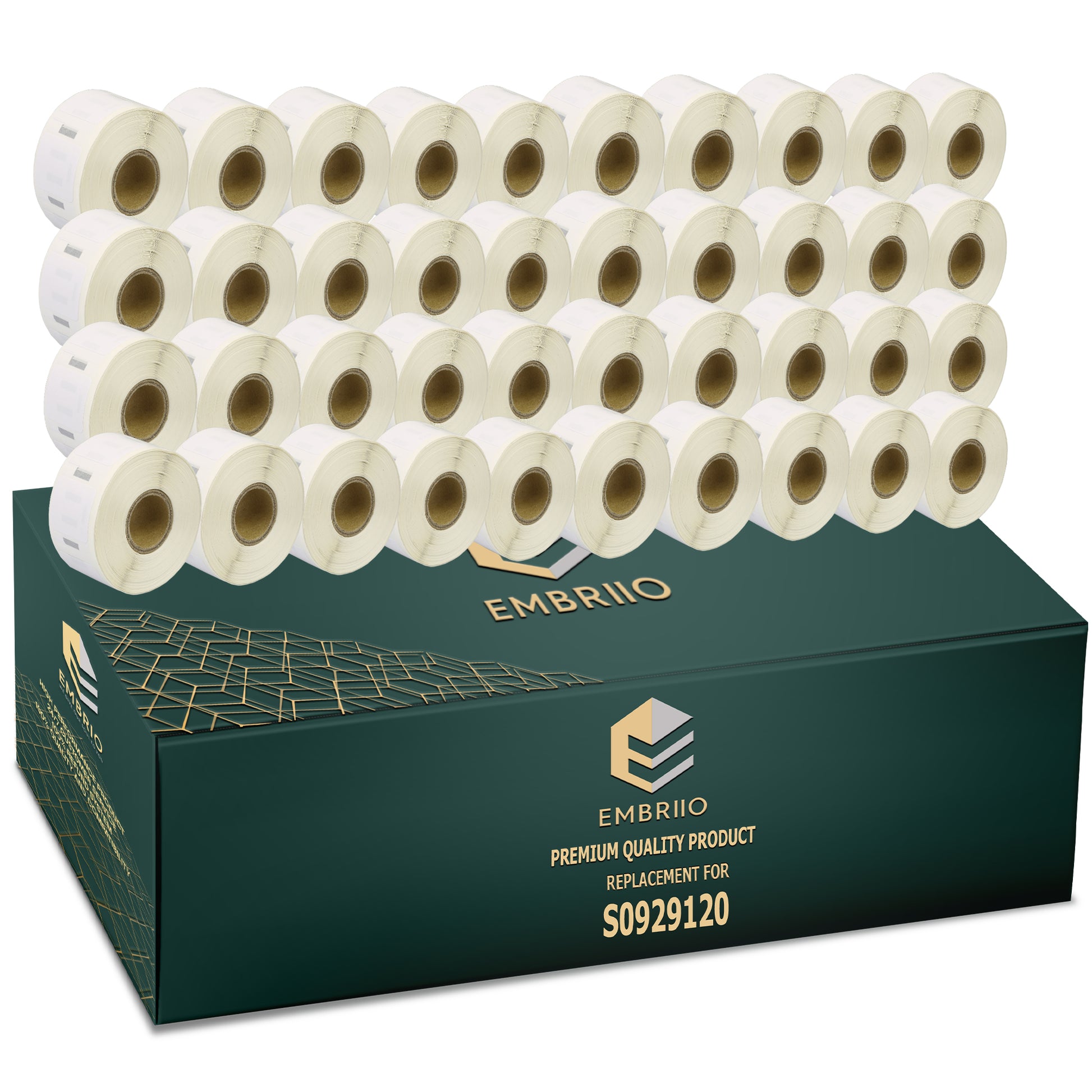 Compatible Dymo S0929120 labels - Removable Label Rolls - 25mm x 25mm