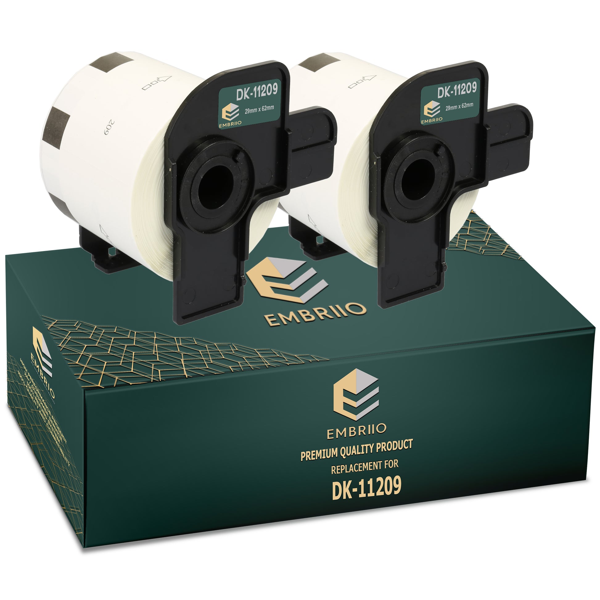 Compatible dk11209 Brother labels - Address Label Rolls - 29mm x 62mm