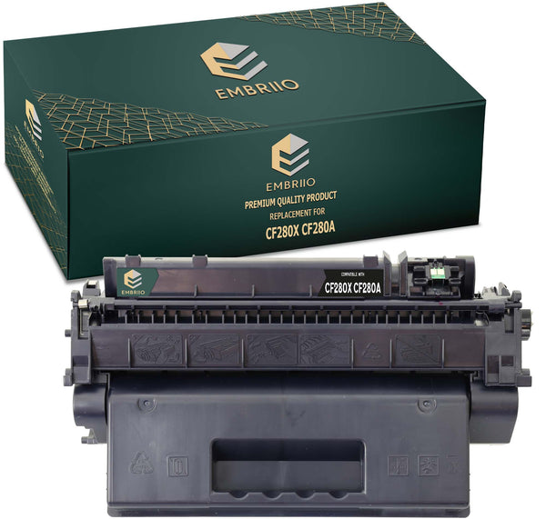 Compatible HP CF280X 280X 80X Toner Cartridge by EMBRIIO