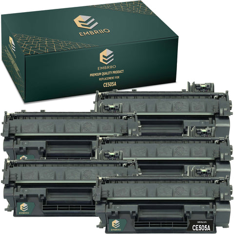 Compatible HP CE505A 505A 05A Toner Cartridge by EMBRIIO