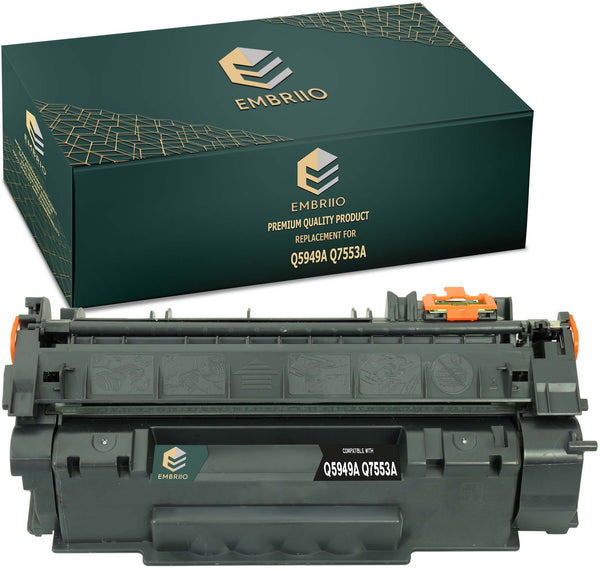Compatible HP Q5949A 5949A 49A Q7553A 7553A 53A CRG 715 CRG-715 CRG 708 CRG-708 Toner Cartridge by EMBRIIO