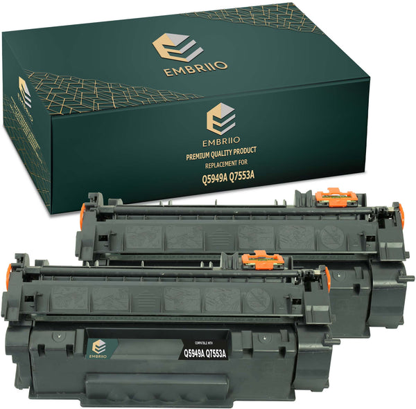 Compatible HP Q5949A 5949A 49A Q7553A 7553A 53A CRG 715 CRG-715 CRG 708 CRG-708 Toner Cartridge by EMBRIIO