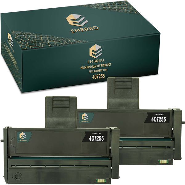 Compatible Ricoh 407254 407255 Toner Cartridge by EMBRIIO