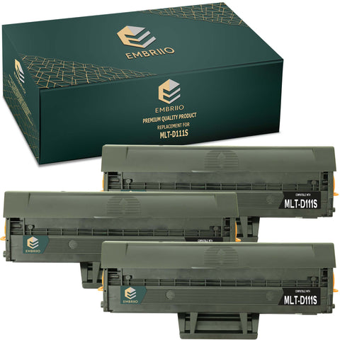 Compatible Samsung MLT-D111S MLT-D111S/ELS D111S SU810A Toner Cartridge by EMBRIIO