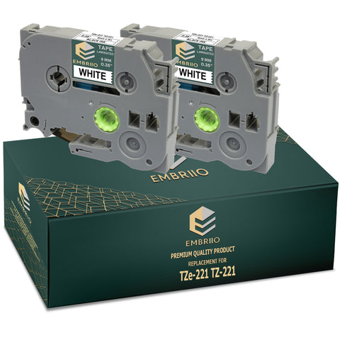 Compatible Brother TZe-221 TZ-221 Label Tapes