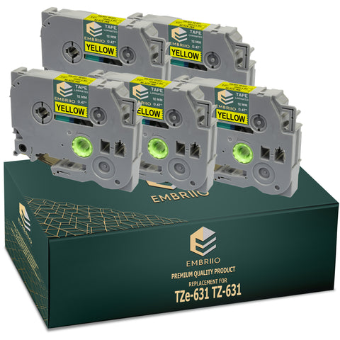 Compatible Brother TZe-631 TZ-631 Label Tapes