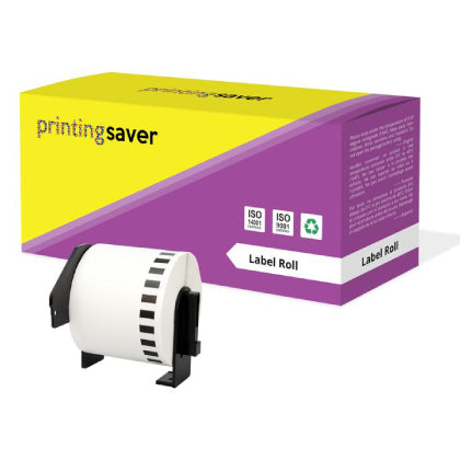 Compatible Roll DK22205 DK-22205 62mm x 30.48m Continuous Address Labels for Brother P-Touch QL-1050 QL-550 QL-500 QL-570 - Printing Saver