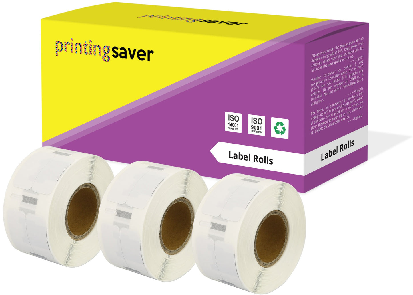 Compatible Roll 11353 S0722530 12mm x 24mm Labels for Dymo LabelWriter 300 320 400 450 Turbo - Printing Saver