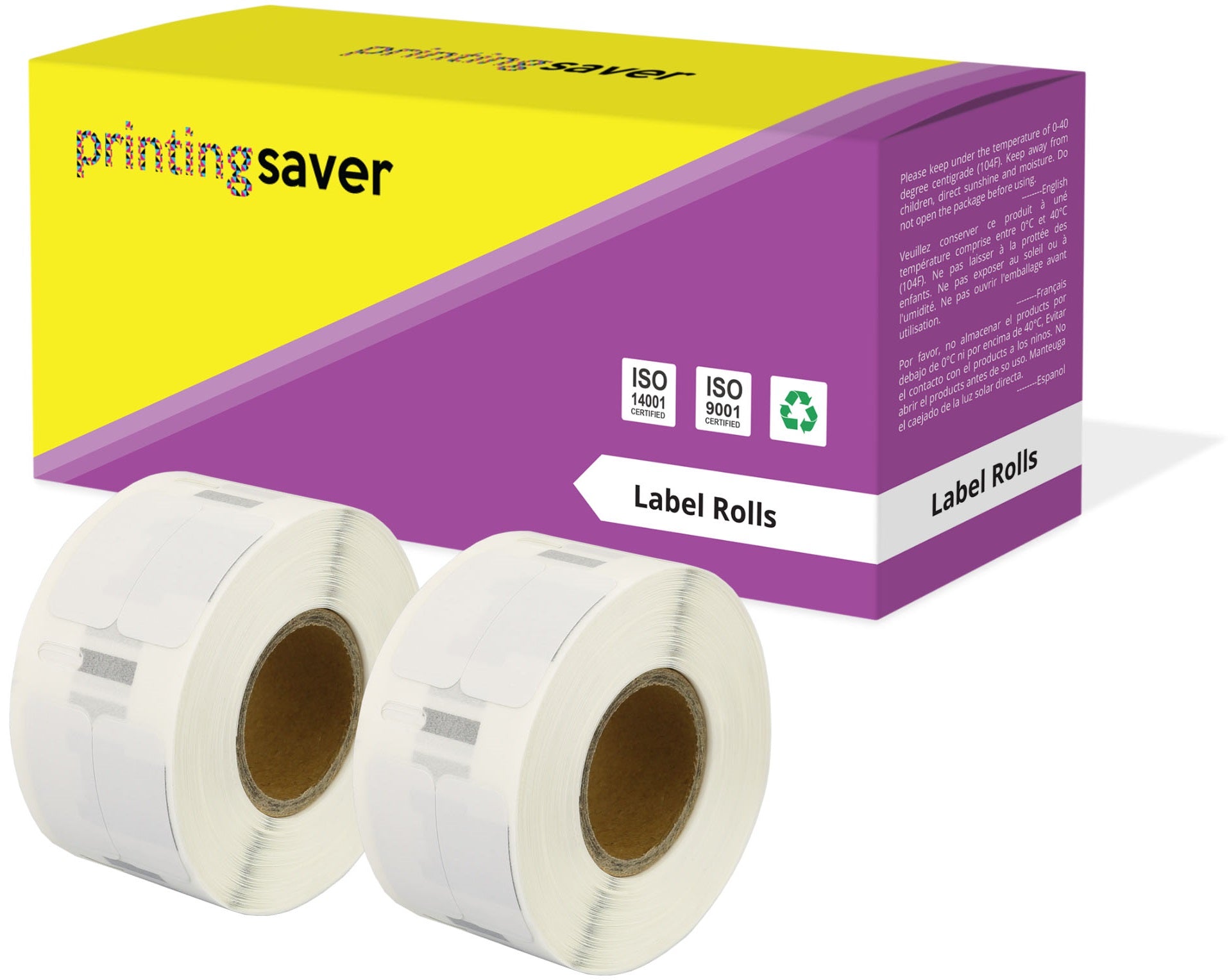 Compatible Roll 11353 S0722530 12mm x 24mm Labels for Dymo LabelWriter 300 320 400 450 Turbo - Printing Saver