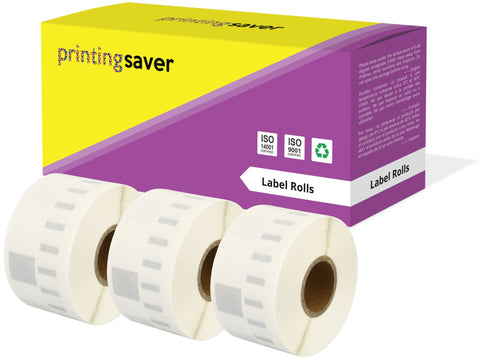 Compatible Roll 99013 S0722410 36mm x 89mm Transparent Address Labels for Dymo LabelWriter 450 400 Seiko SLP 450 - Printing Saver