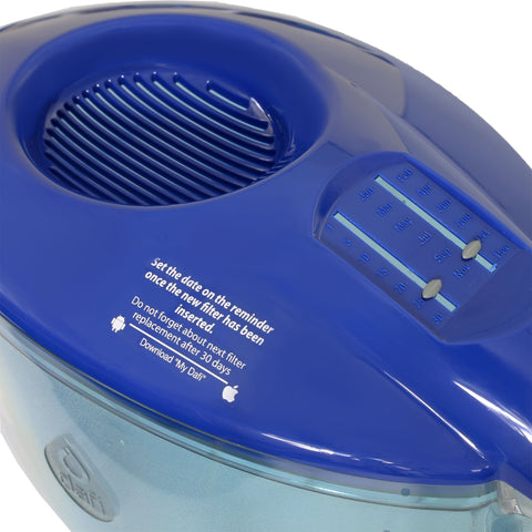Water Filter Jug Dafi Astra Classic 3.0L with Free Filter Cartridge - Blue - Printing Saver