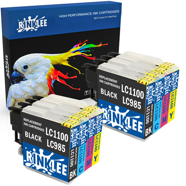 Compatible ink cartridge LC1100 LC985 replecement for Brother by Rinklee 