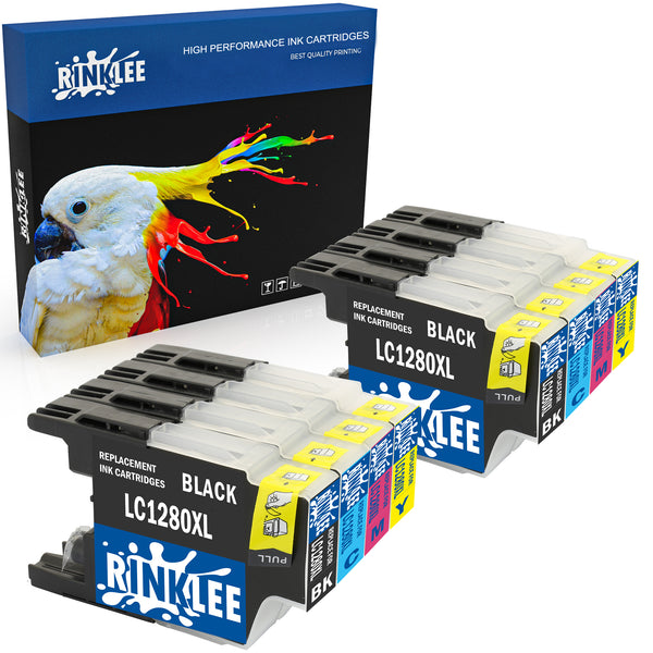 Compatible ink cartridge LC1280 LC1240 replecement for Brother by Rinklee 