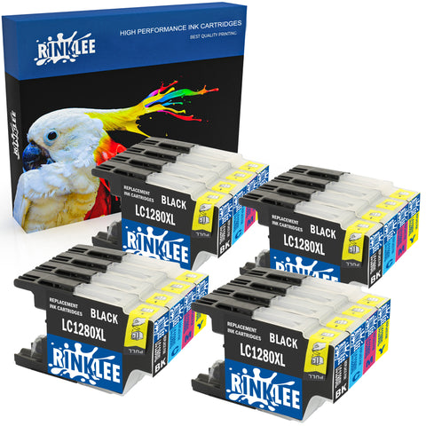 Compatible ink cartridge LC1280 LC1240 replecement for Brother by Rinklee 