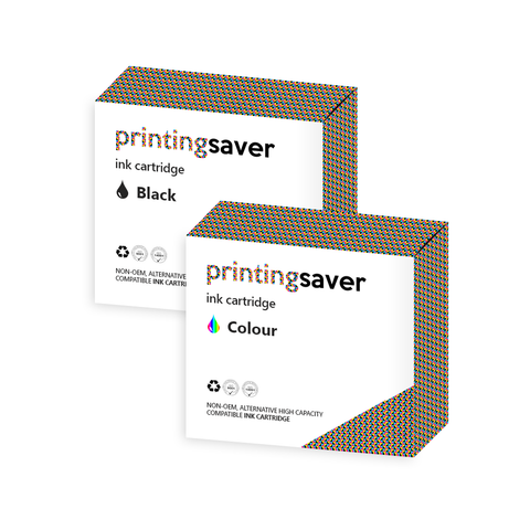 Printing Saver No.44 & No.43 (black, colour) compatible ink cartridges for LEXMARK X4800, X4975, X6570, X9350, X9575, P350, Z1520 - Printing Saver