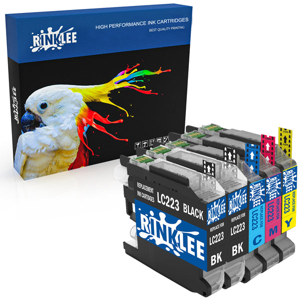 Compatible ink cartridge LC221 LC223 replecement for Brother by Rinklee 