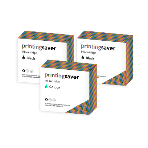 Printing Saver HP 337 & HP 343 (black, colour) compatible ink cartridges for HP Officejet 100, Photosmart 2573, 2575, 8050 - Printing Saver