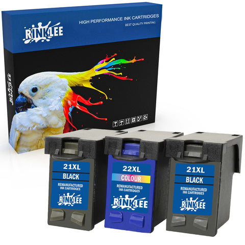 Remanufactured Ink Cartridge HP 21XL 21 XL replacement by RINKLEE 