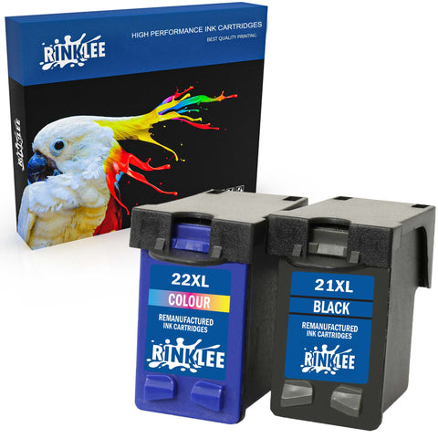 Remanufactured Ink Cartridge HP 22XL 22 XL replacement by RINKLEE 