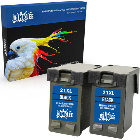 Remanufactured Ink Cartridge HP 21XL 21 XL replacement by RINKLEE 