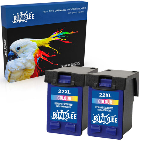 Remanufactured Ink Cartridge HP 21XL 22XL replacement by RINKLEE 