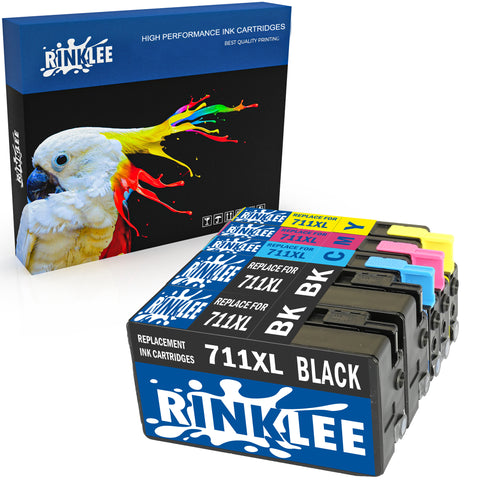 Compatible ink cartridge 711 XL replecement for HP by Rinklee 