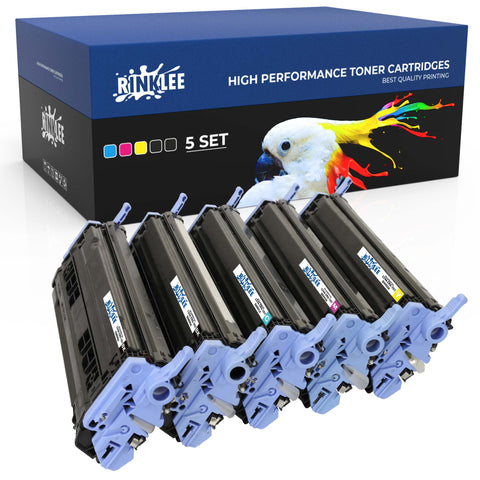  Toner Cartridge compatible with HP 124A CRG-707 Q6000A Q6001A Q6003A Q6002A