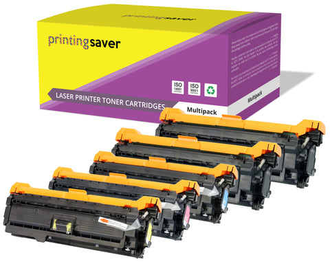 Printing Saver Compatible CE250X 504X compatible colour toner for HP colour LaserJet CM3530 MFP, CP3520 CP3525, CP3530 - Printing Saver