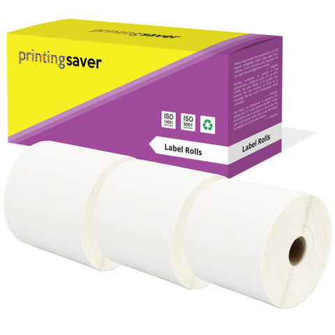 Compatible Roll 100mm x 150mm White Direct Thermal Labels for Zebra - Printing Saver