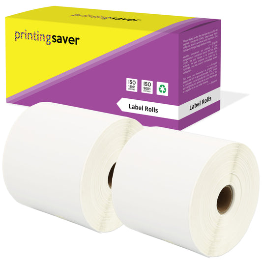 Compatible Roll 100mm x 150mm White Direct Thermal Labels for Zebra - Printing Saver