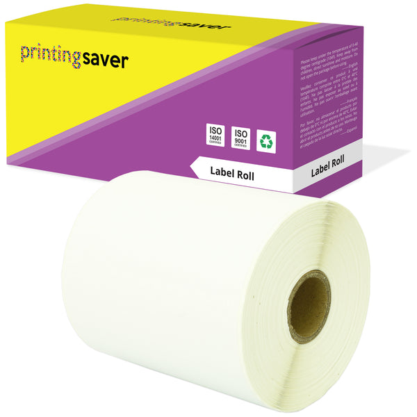 Printing Saver 100 x 210 mm Compatible Direct Thermal Labels Roll (200 Labels per Roll) - Printing Saver