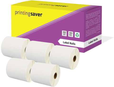 Compatible Roll 100mm x 50mm White Direct Thermal Labels for Zebra GK420d ZD420 TLP 2844 Citizen CL-S521 - Printing Saver