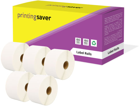 Compatible Roll 50mm x 25mm White Direct Thermal Labels for Zebra GK420d ZD420 TLP 2844 Citizen CL-S521 - Printing Saver