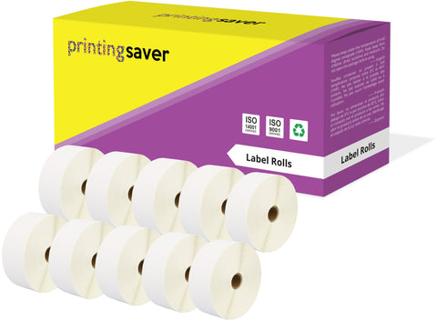Compatible Roll 50mm x 52mm White Direct Thermal Labels for Zebra GK420d ZD420 TLP 2844 Citizen CL-S521 - Printing Saver