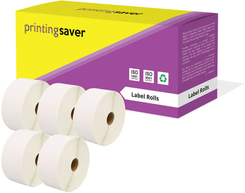 Compatible Roll 52mm x 38mm White Direct Thermal Labels for Zebra GK420d ZD420 TLP 2844 Citizen CL-S521 - Printing Saver