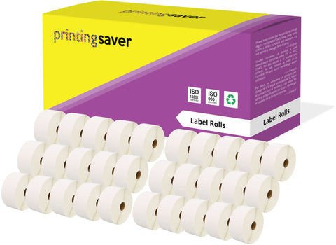 Compatible Roll 52mm x 38mm White Direct Thermal Labels for Zebra GK420d ZD420 TLP 2844 Citizen CL-S521 - Printing Saver