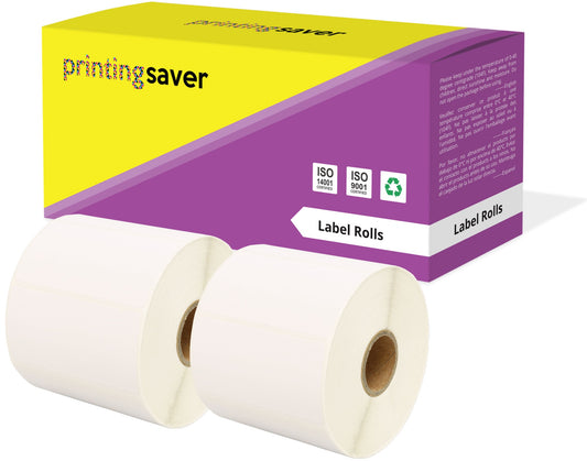 Compatible Roll 72mm x 36mm White Direct Thermal Labels for Zebra GK420d ZD420 TLP 2844 Citizen CL-S521 - Printing Saver